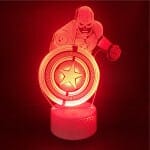 LED Captain America Lamp Nachtlampen