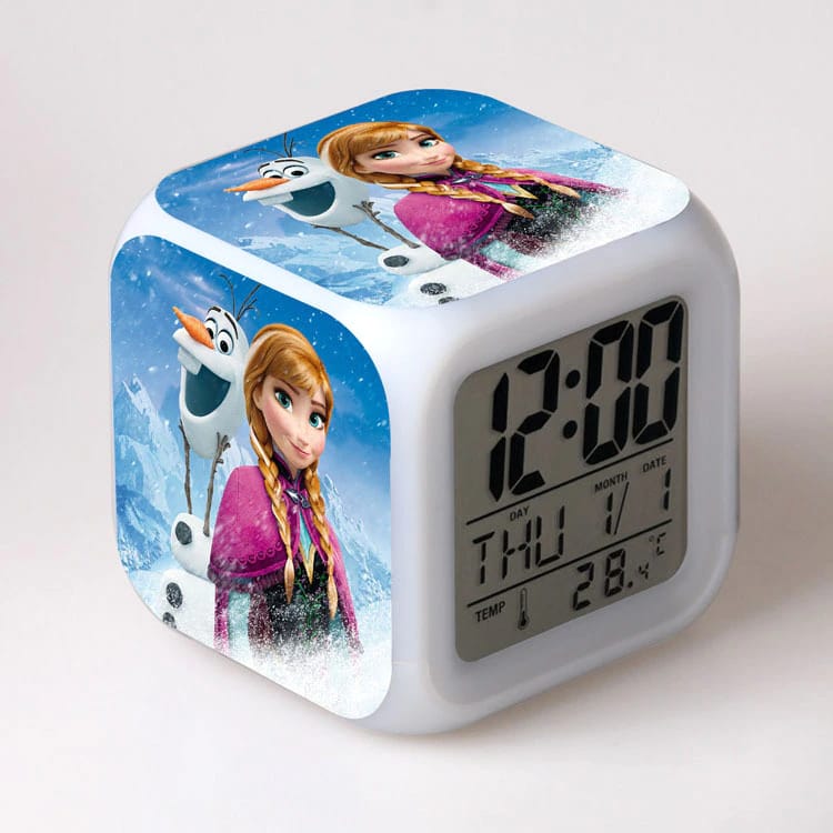 LED Disney Anna Nachtlampje Tekenfilm IJskoningin Voor Kinderen Nachtlampen