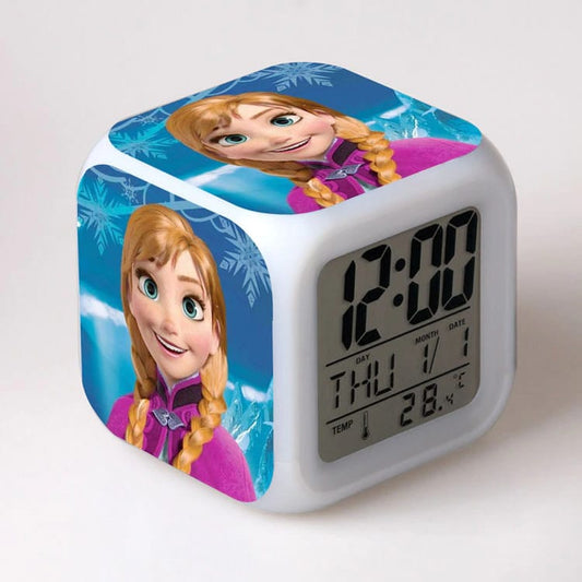 LED Disney Anna Nachtlampje Tekenfilm IJskoningin Voor Kinderen Nachtlampen