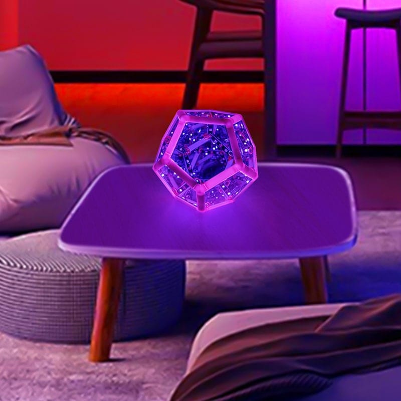 LED Dodecaëderlamp 20x20 cm Nachtlampen