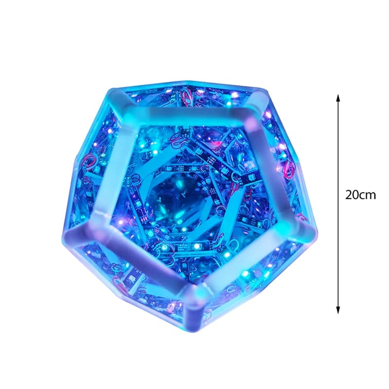 LED Dodecaëderlamp 20x20 cm Nachtlampen