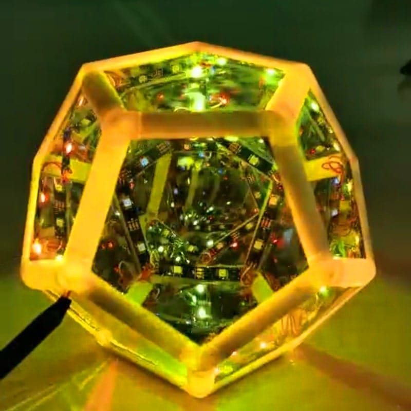 LED Dodecaëderlamp 20x20 cm Nachtlampen