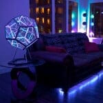 LED Dodecaëderlamp 20x20 cm Nachtlampen