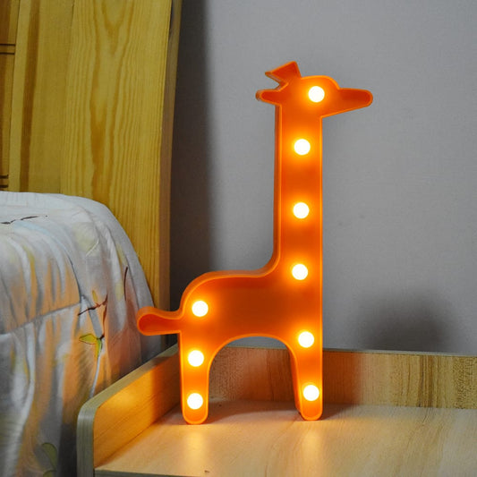 Led Giraf Nachtlampje 30x20 cm Zacht Licht Nachtlampen
