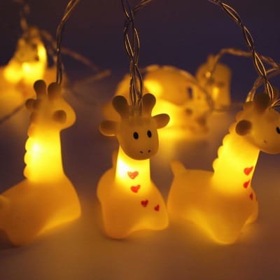 LED Giraffe Lichtsnoer Nachtlampje Nachtlampen