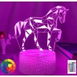 LED Illusiepaard Nachtlampje 16x14cm Nachtlampen