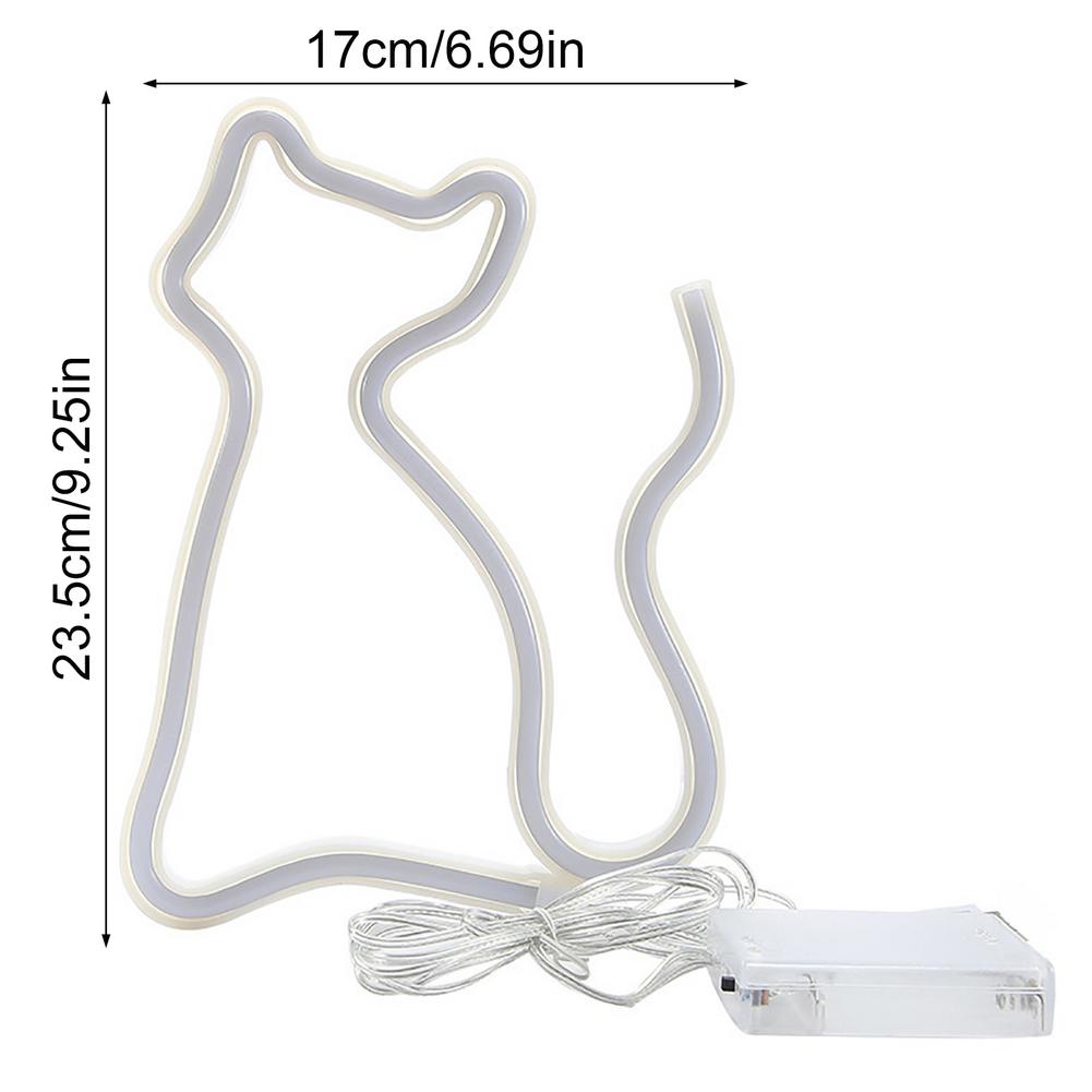 LED Kat Lichtpaneel 23.5x17 cm Nachtlampen