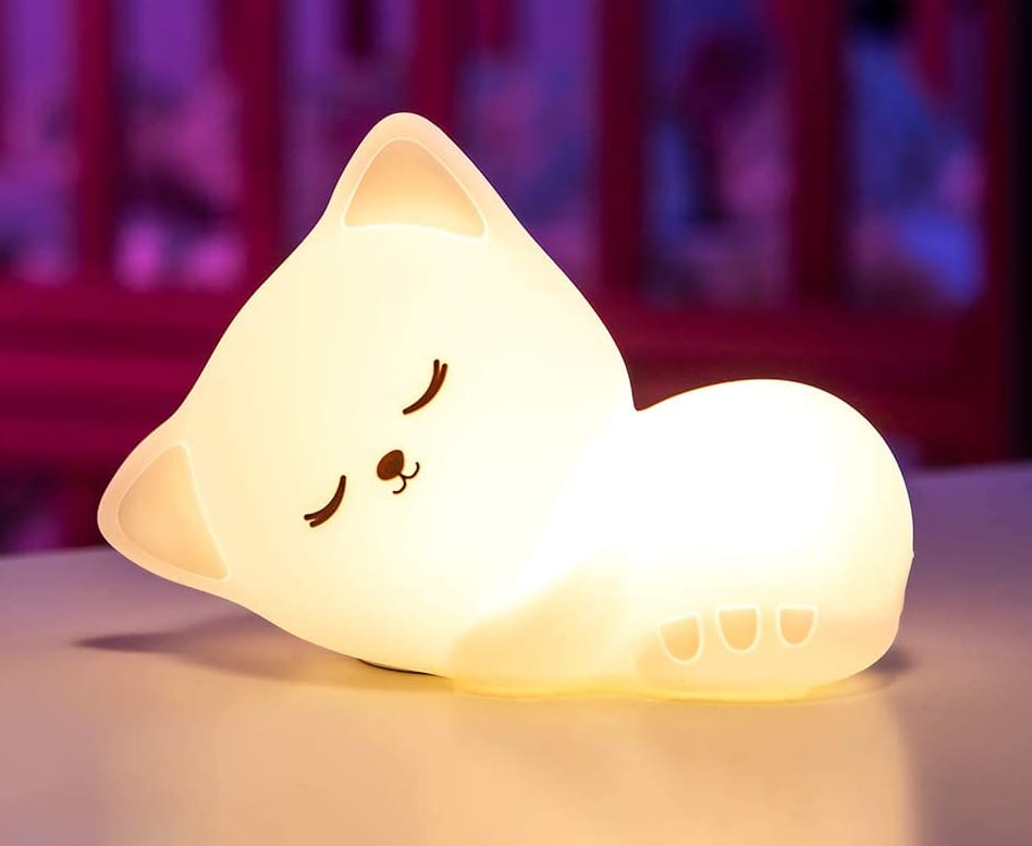 LED Kattennachtlampje Voor Kinderen Nachtlampen
