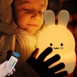 LED Konijn Nachtlampje met Tactiele Afstandsbediening Nachtlampen
