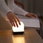 LED Kubuslamp 8x8x8 cm met Timer Nachtlampen