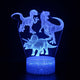 Led Lamp 3D Dinosaurus Voor Kinderen