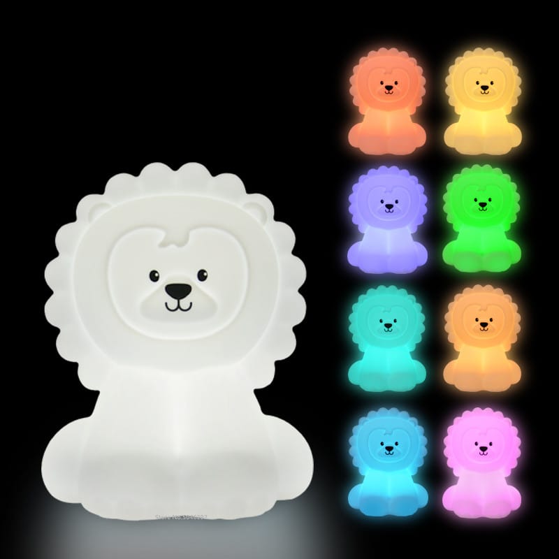 LED Leeuw Nachtkastlamp Met Sensor Nachtlampen