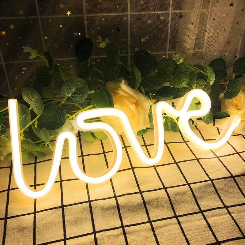 LED Liefde Neonlamp 35,5 x 13 cm Voor Moderne Slaapkamer Nachtlampen