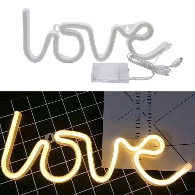 LED Liefde Neonlamp 35,5 x 13 cm Voor Moderne Slaapkamer Nachtlampen