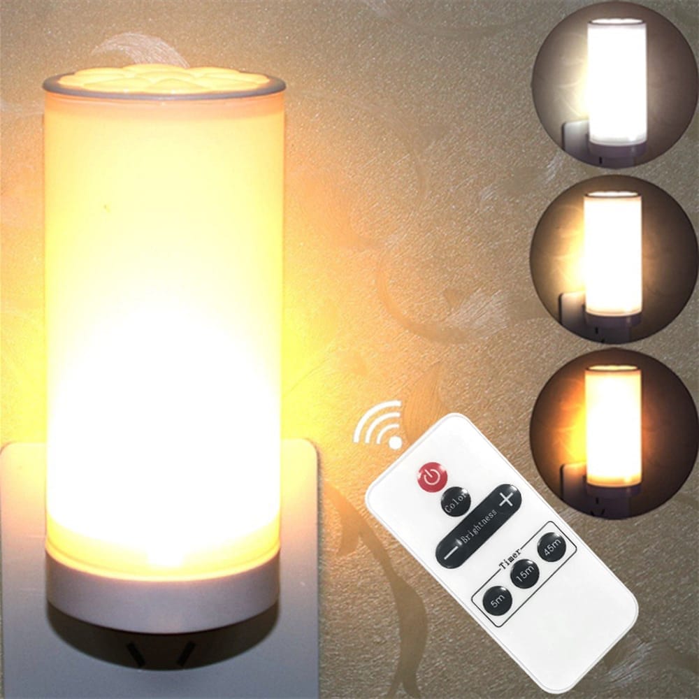 LED Nachtlampje Regelbaar 6x14 cm Nachtlampen