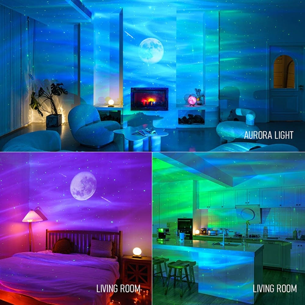 LED Nachtlampje Speaker Projector Nachtlampen