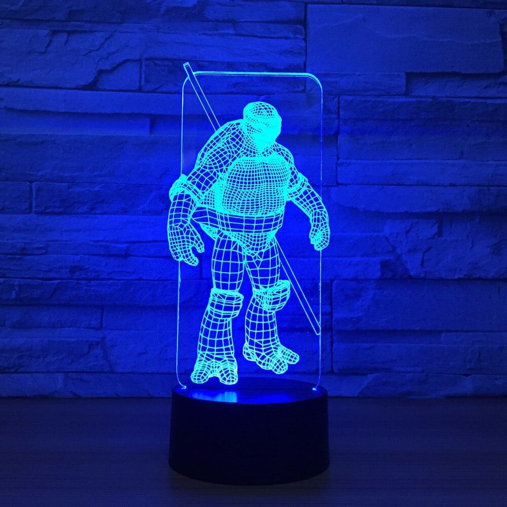 LED Ninja Turtle Nachtlampje 20 cm Nachtlampen