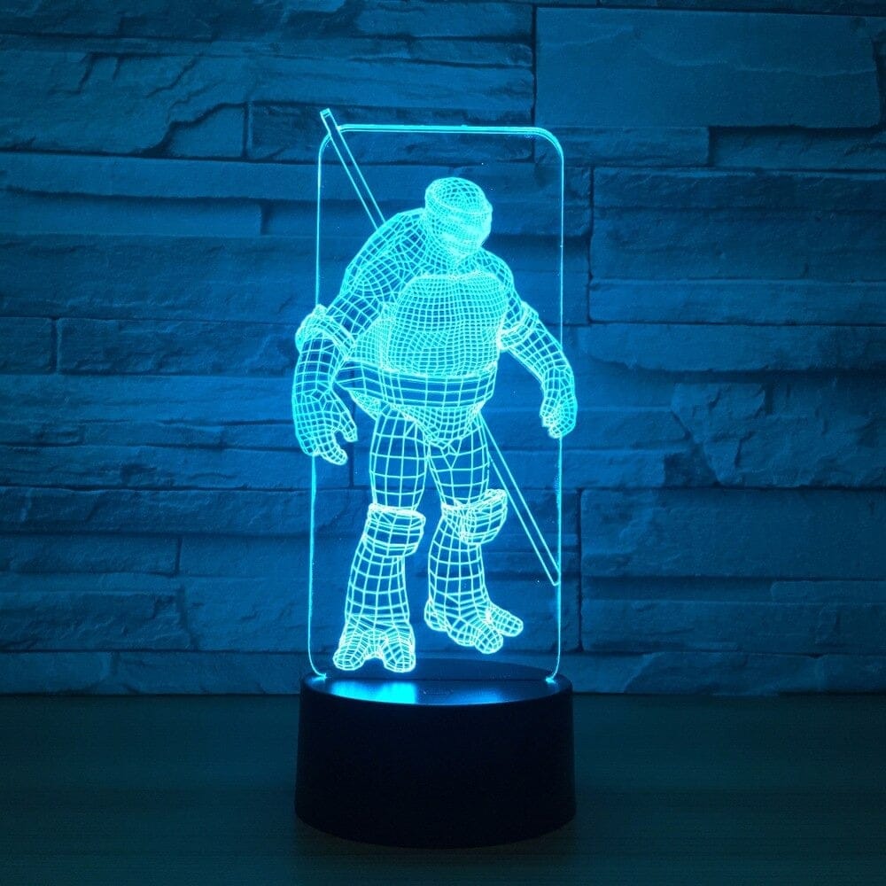 LED Ninja Turtle Nachtlampje 20 cm Nachtlampen