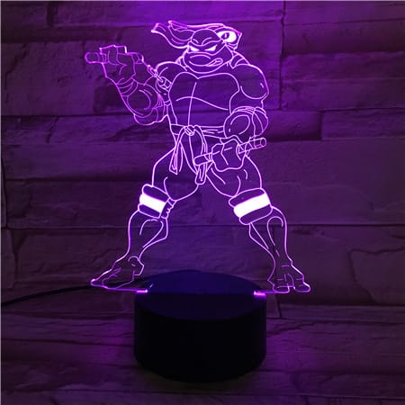 LED Ninja Turtle Nachtlampje Nachtlampen