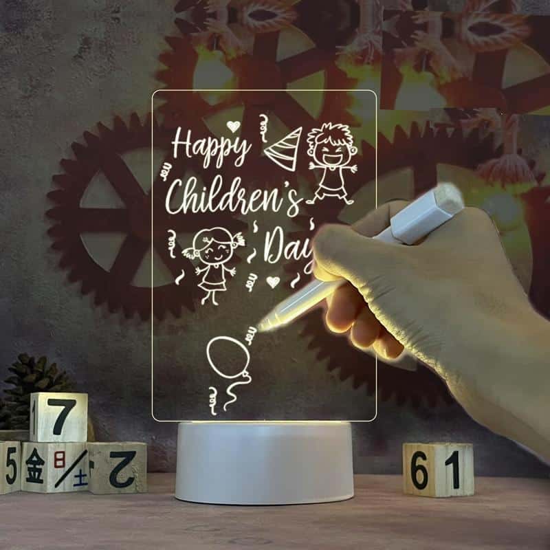 LED Notitieblok Nachtlampje Kind Nachtlampen