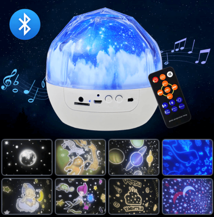 LED Projector Nachtlampje Muziek Nachtlampen