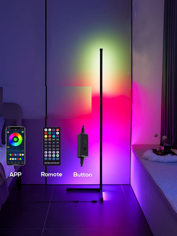 LED Regenboog Staande Lamp 154x30 Nachtlampen