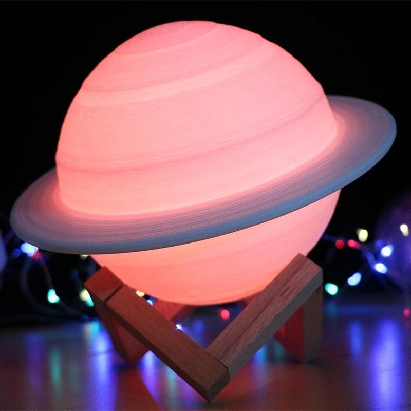 Led Saturnus Planeet Nachtlampje Nachtlampen