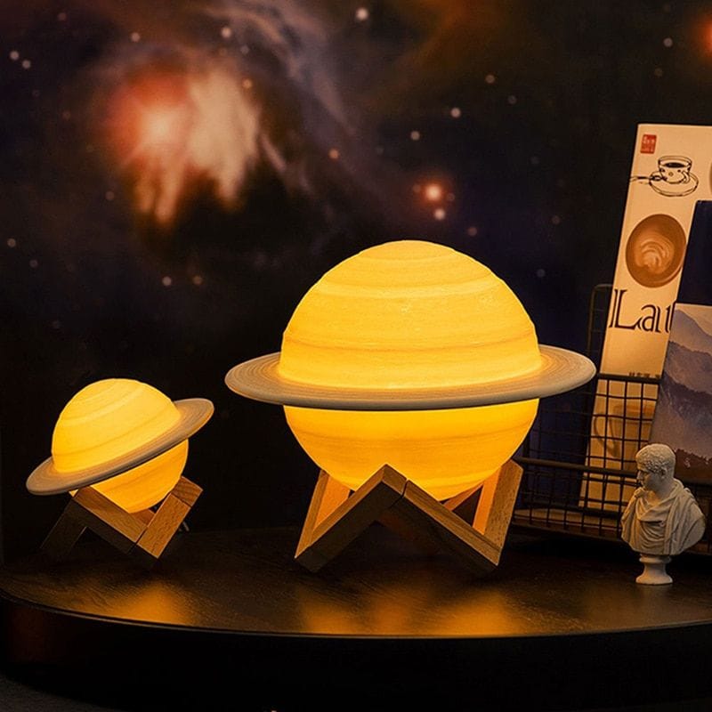 Led Saturnus Planeet Nachtlampje Nachtlampen