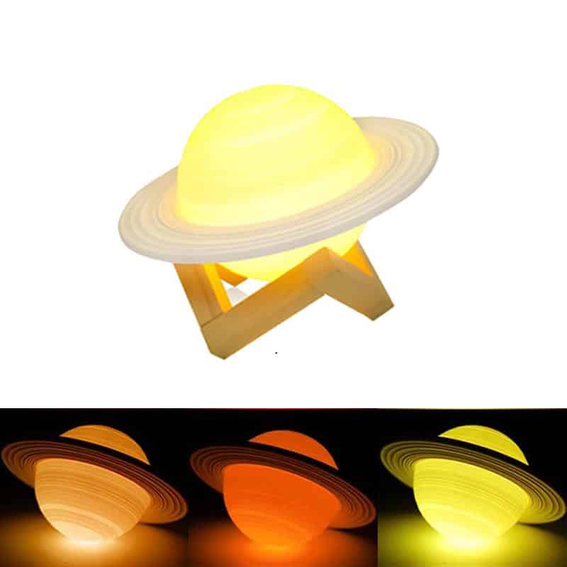 Led Saturnus Planeet Nachtlampje Nachtlampen