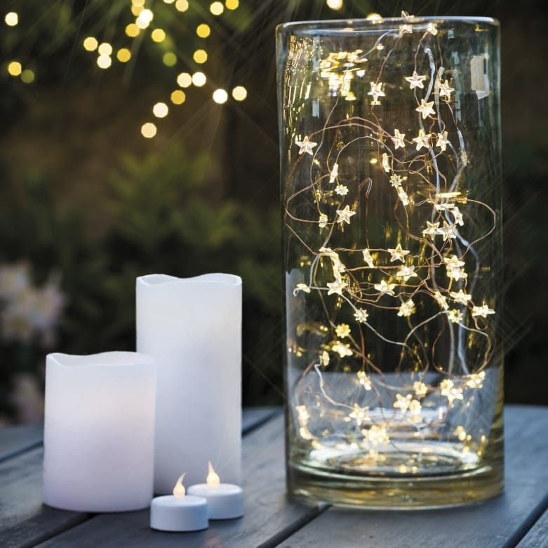 LED Ster Lichtsnoer Nachtlampje 2m Nachtlampen