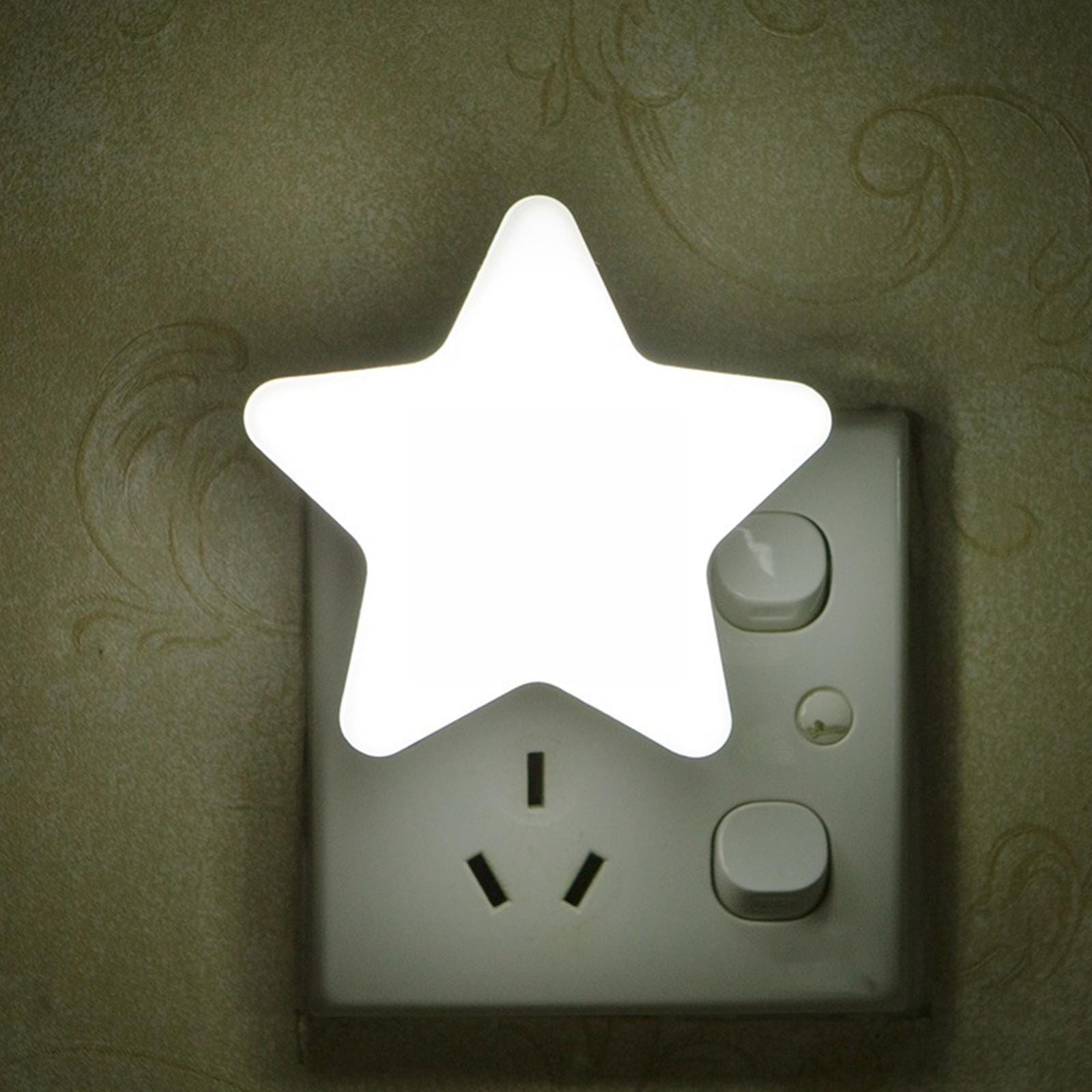 LED Ster Nachtlampje Met Stekker Nachtlampen