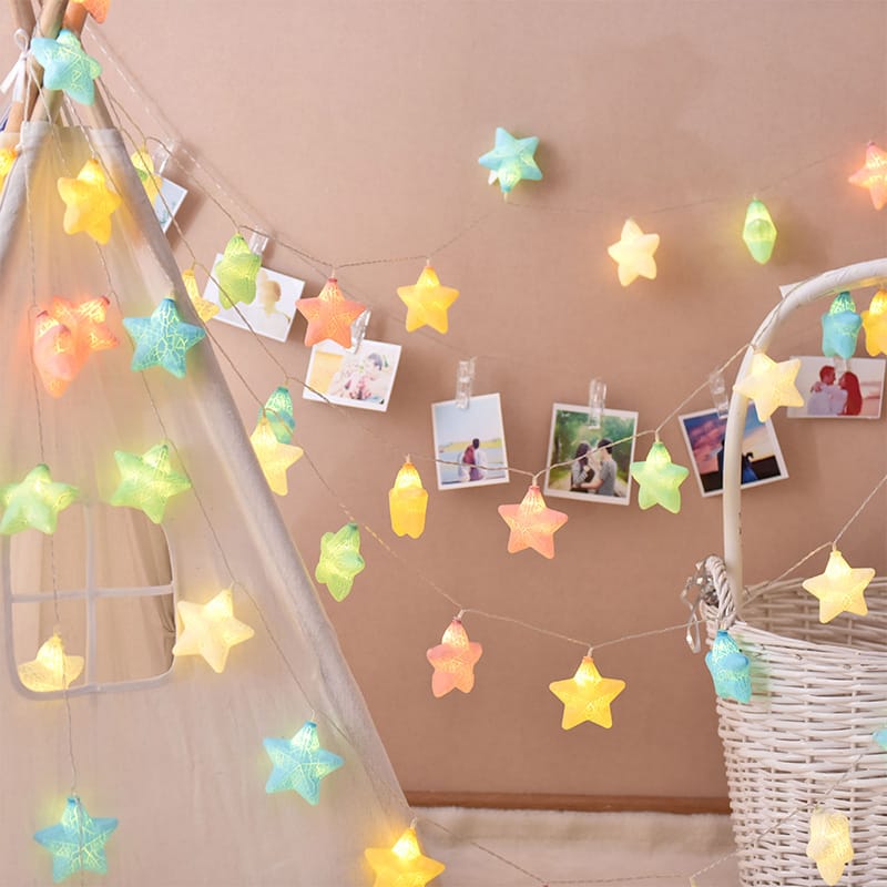 LED Sterrenlichtsnoer Kinderkamer Nachtlampen