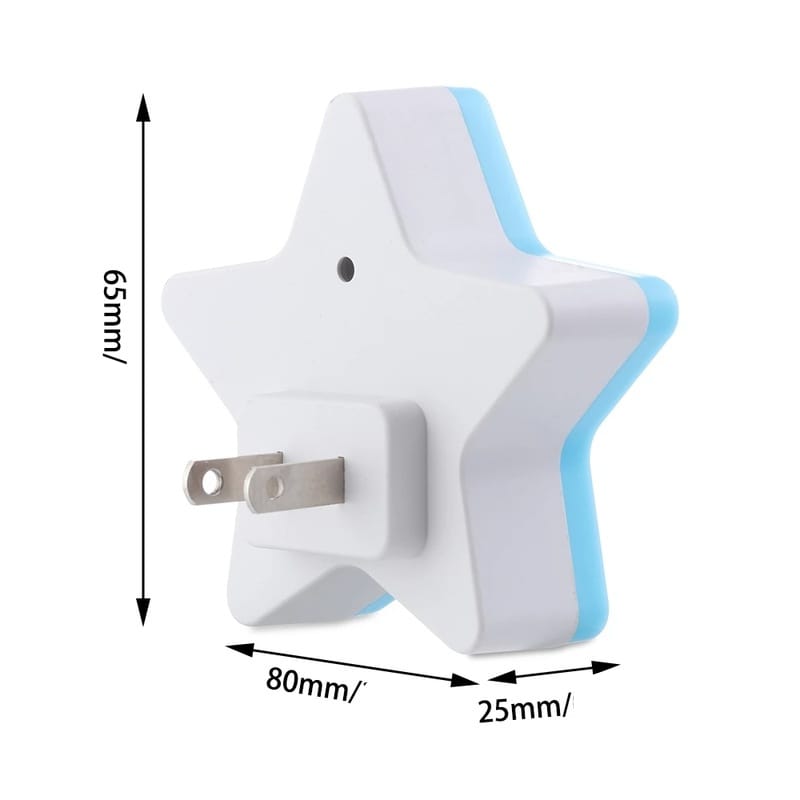 LED Stervormige Wandlamp Met Afstandsbediening Nachtlampen