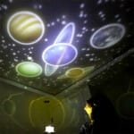 LED Universum Projector Met Afstandsbediening 13x12 cm Nachtlampen
