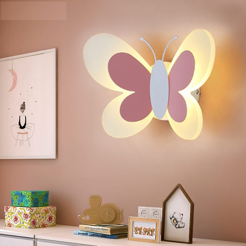 LED Vlinder Wandlamp 17x24 cm Nachtlampen