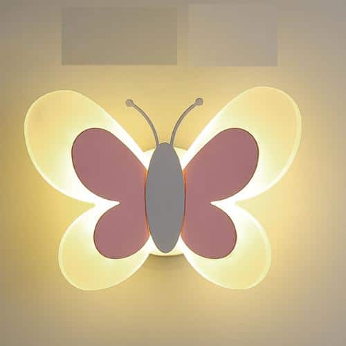 LED Vlinder Wandlamp 17x24 cm Nachtlampen