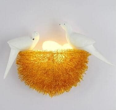 Led Vogelnest Wandlamp 36x28 Cm Nachtlampen
