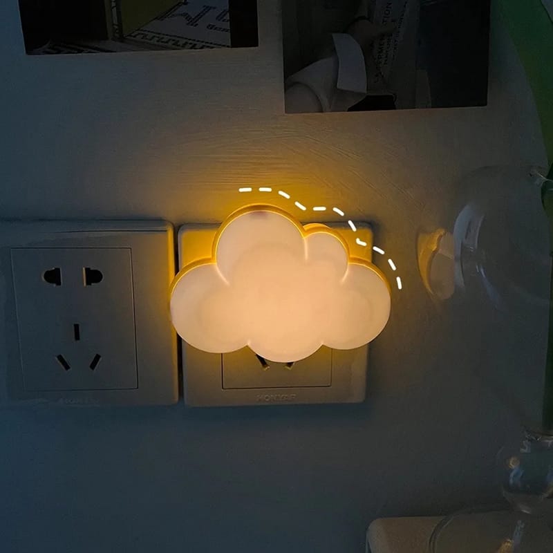 LED Wolk Nachtlampje Met Stekker Nachtlampen