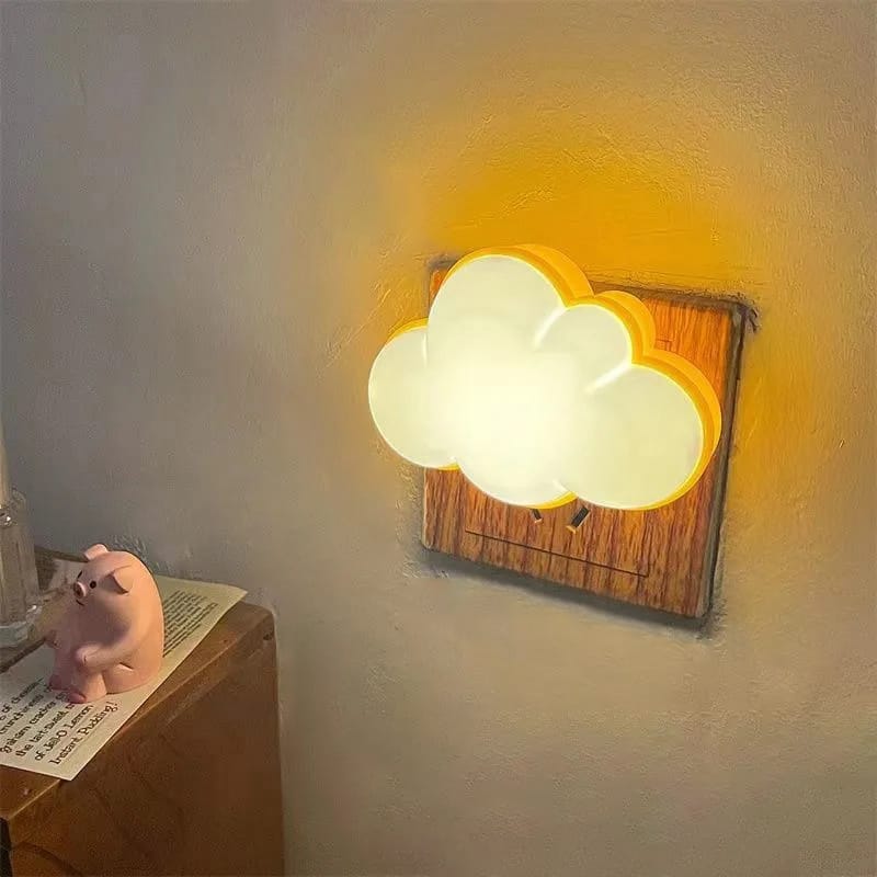 LED Wolk Nachtlampje Met Stekker Nachtlampen