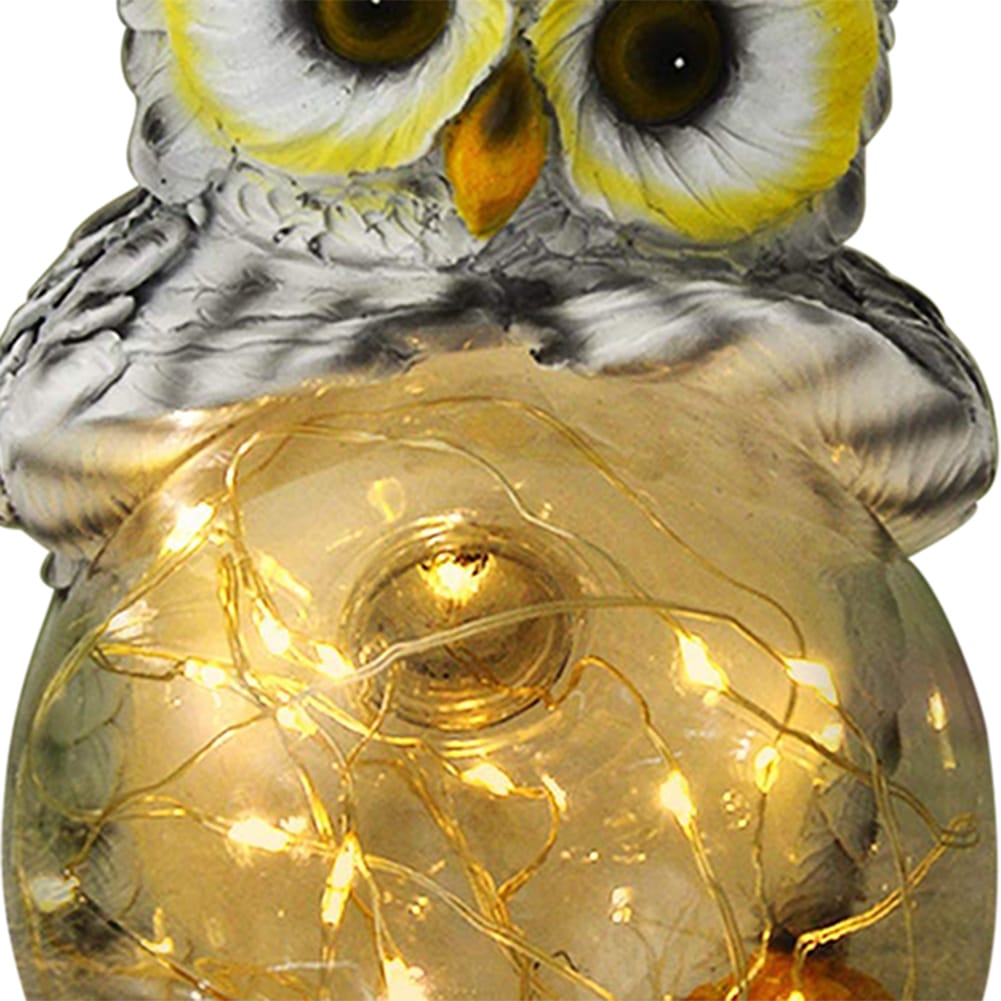 LED Zonnecel Uil Nachtlampje 16x16 Nachtlampen