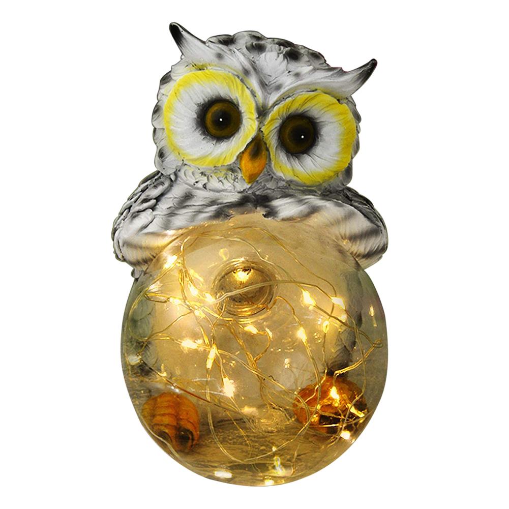 LED Zonnecel Uil Nachtlampje 16x16 Nachtlampen