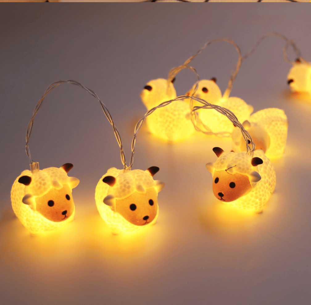 Lichtgevende Babyschaapjes 1,8m Nachtlampen