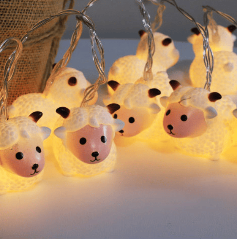 Lichtgevende Babyschaapjes 1,8m Nachtlampen