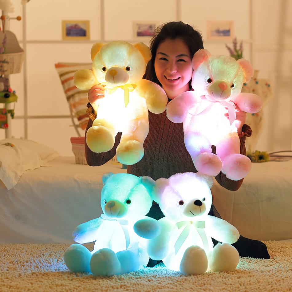 Lichtgevende Teddybeer LED M Nachtlampen