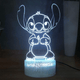 Lilo en Stitch 3D LED Nachtlampje met Afstandsbediening