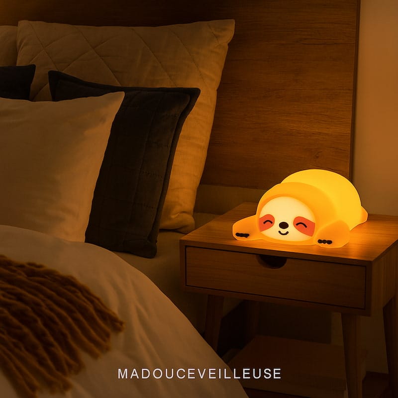 Luiaard Nachtlampje SlothLight Nachtlampen