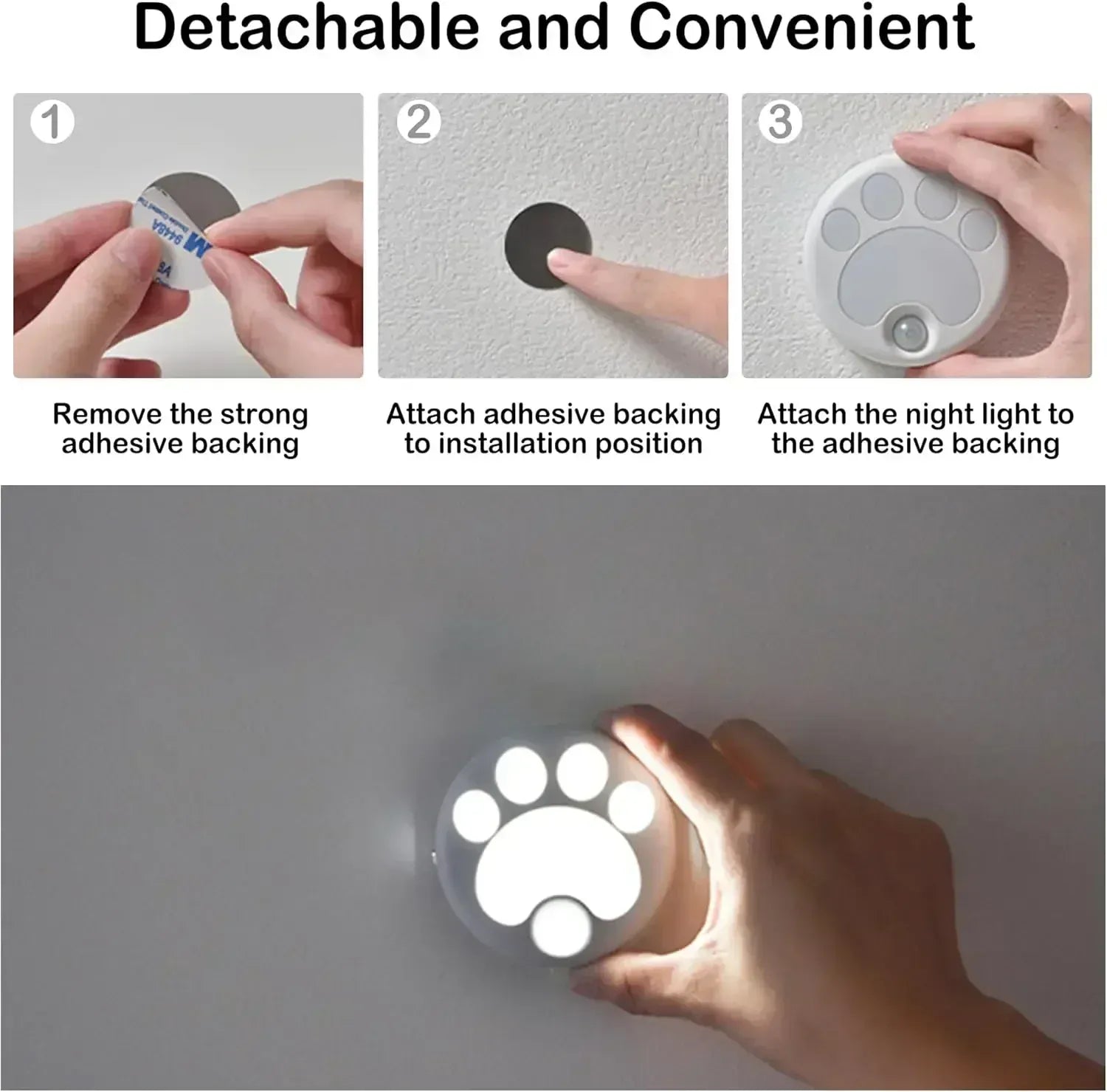LumiPaw Hondenpoot Wandlamp Nachtlampen