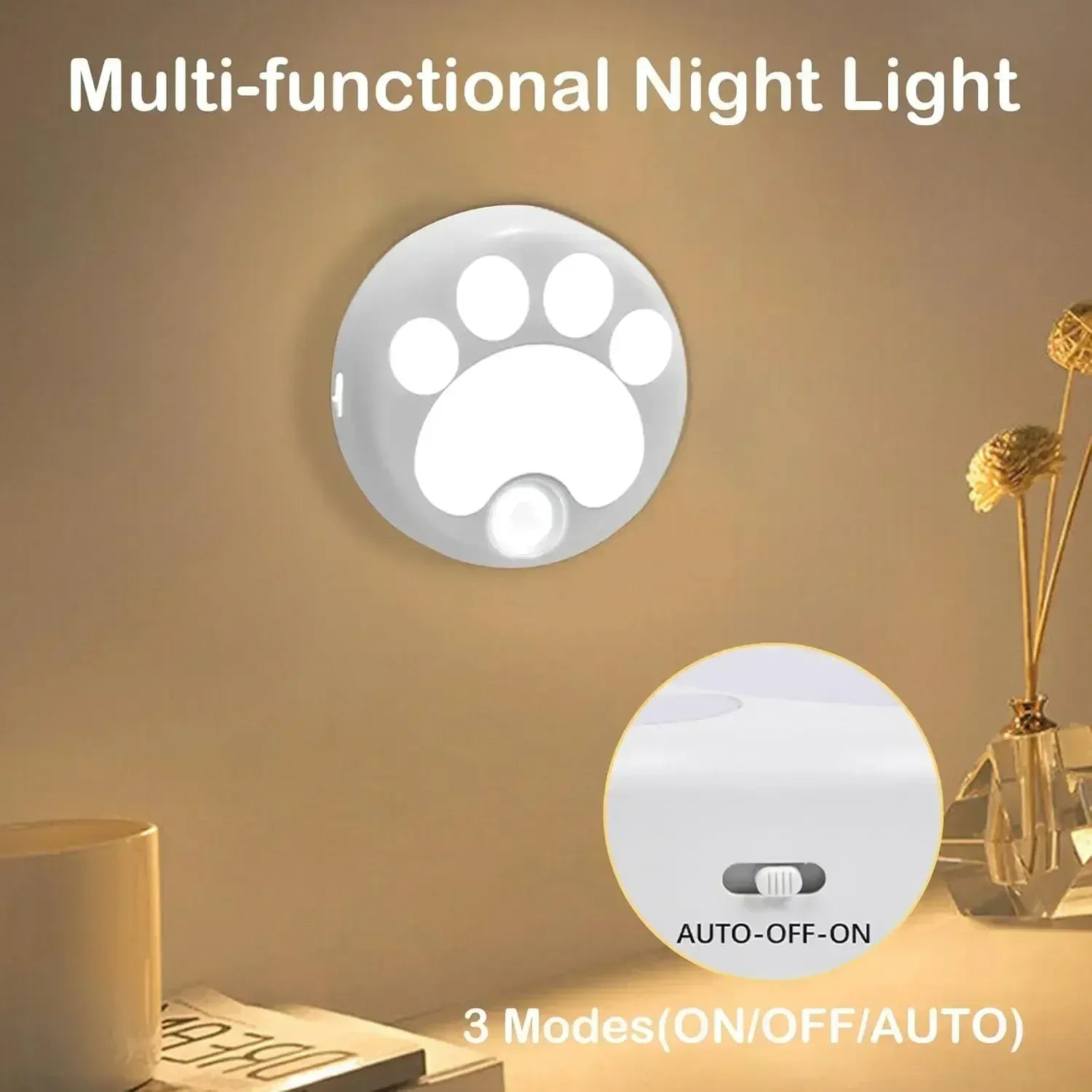 LumiPaw Hondenpoot Wandlamp Nachtlampen