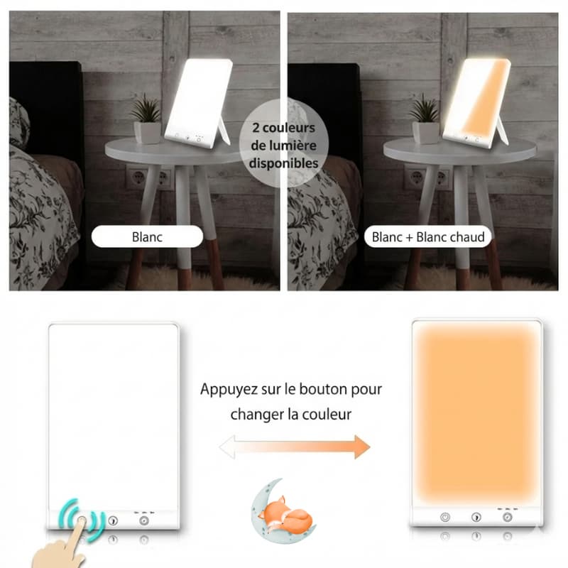 LumiRise Lichttherapielamp LED Nachtlampen