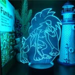 Lycanroc Pokémon LED Nachtlampje 22x16x6 cm Nachtlampen